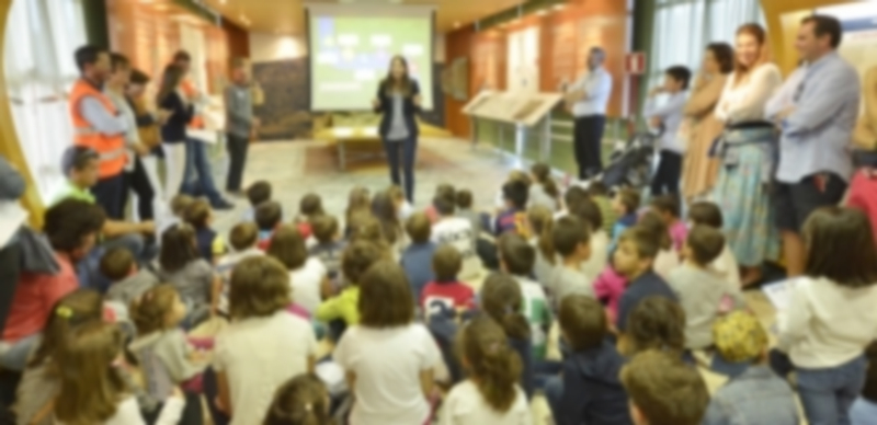 Curso de seguridad vial impartido para niños en el Centro de Operaciones de San Rafael. / EL ADELANTADO