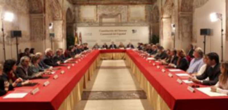 Los representantes de los municipios que integran el consorcio