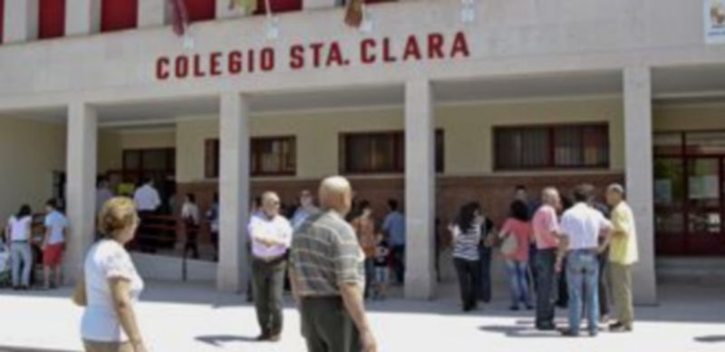 Estado actual de los trabajos de adecuación de las escaleras que se están realizando./ Gabriel Gómez