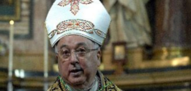 El obispo Ángel Rubio Castro.