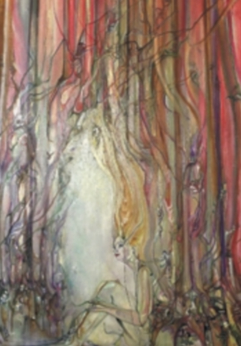 Laura Gómez. Laberinto rojo y negro