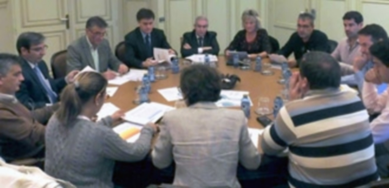 Un momento de la reunión de la Junta de Gobierno del Consorcio Provincial de Medio Ambiente. / El Adelantado