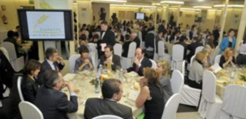 El orgullo de la Hostelería 1 La cena de clausura de la Semana de Cocina Segoviana tuvo lugar en un salón del Hotel Los Arcos el domingo. / A. Benavente.