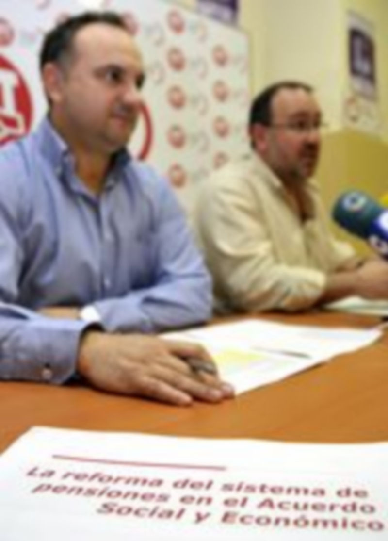 La reforma de las pensiones centró buena parte de la rueda de prensa. / A. Benavente