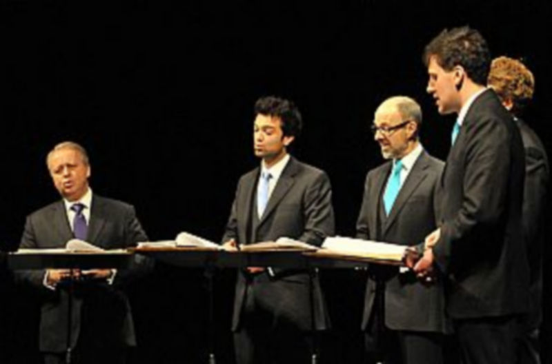 Un momento de la actuación de King’s Singers