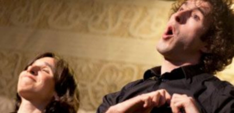 Gamba&Ginny en un momento de su divertida actuación