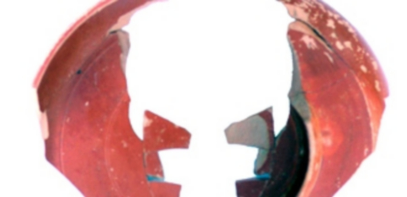 Imagen de uno de los restos arqueológicos hallado en el Cerro de Los Almadenes. / El Adelantado