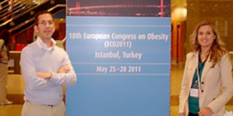 Pedro Luis Prieto y su compañera de investigación Marta Fernández. / E. A.