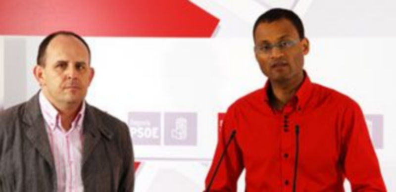 Aceves (izquierda) y Quiñones