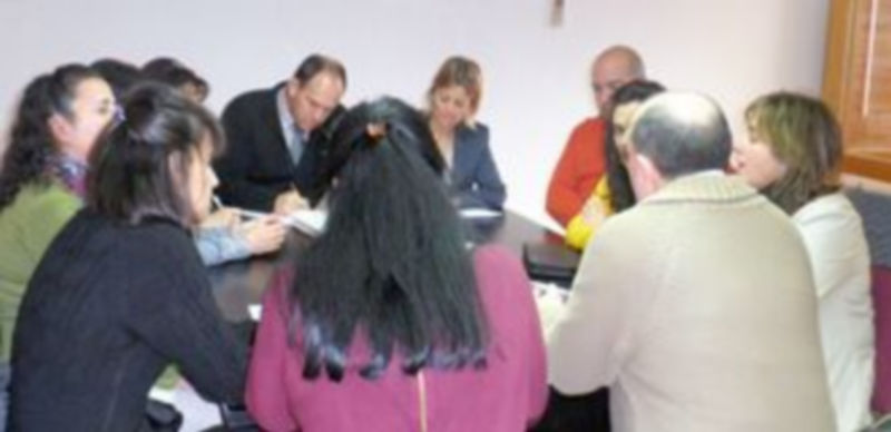 Imagen de la reunión del Grupo Socialista de la Diputación Provincial. / El Adelantado