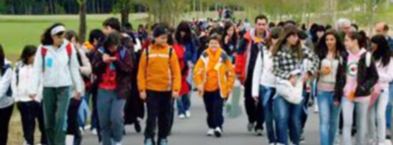 Un momento del paseo hacia Mozoncillo