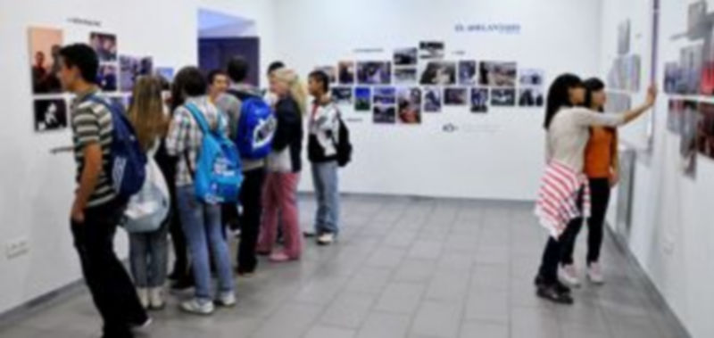 Alumnos de diversos centros también visitaron la exposición