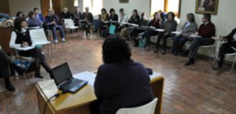 Taller del seminario organizado por la asociación Alezeia. / Juan Martin