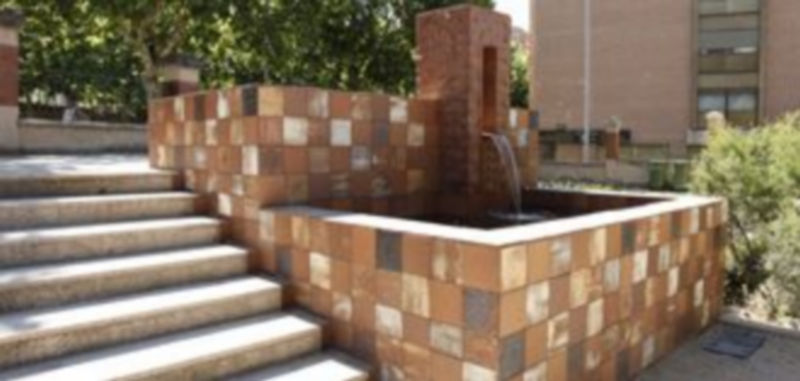 Nueva fuente instalada en el Jardín Botánico./ Diego de Miguel