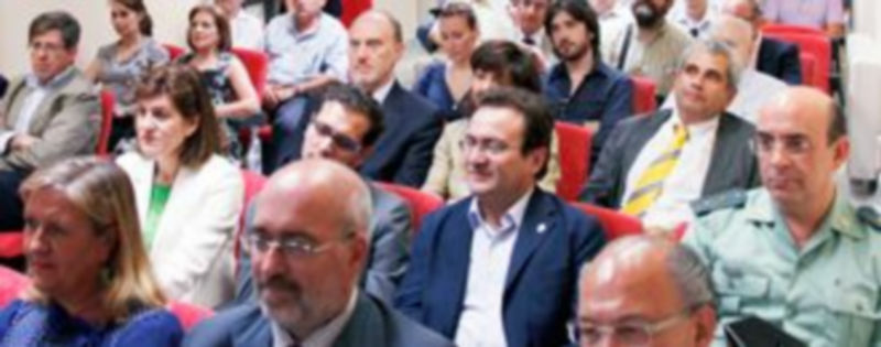 El Colegio de Abogados completó su aforo en la presentación./ Diego de Miguel