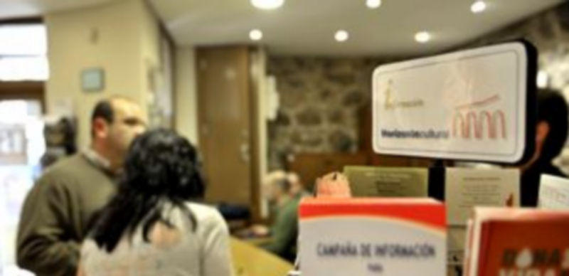 Interior de la sede de Horizonte Cultural. / Kamarero.