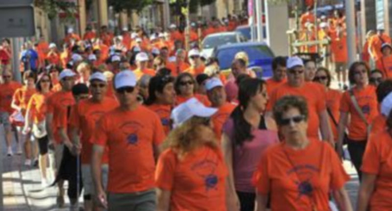 Un aspecto de los participantes de la pasada edición de la Marcha