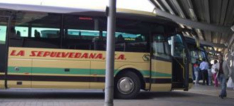 Un autobús de La Sepulvedana