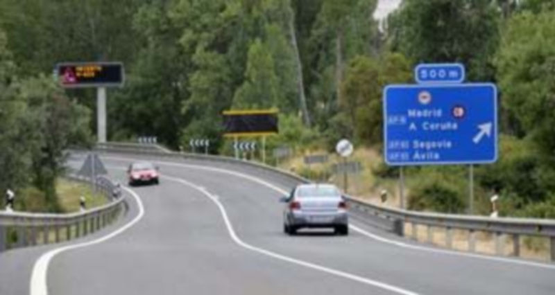 La N-603 entre San Rafael y Otero se cortará dos meses . / PEDRO LUIS MERINO