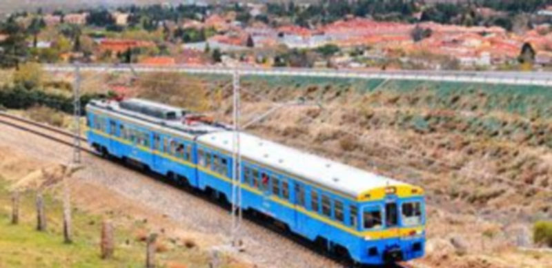 Imagen de archivo del tren turístico ‘Río Eresma’ en su recorrido por la provincia. / El Adelantado