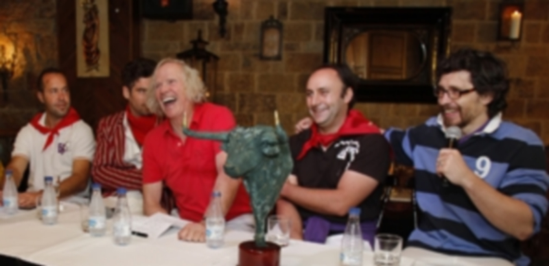 Un momento del desarrollo de la pasada edición de las charlas taurinas organizadas por EhToro.com. / Gabriel Gómez