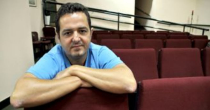 José Luis Ramos durante el Congreso celebrado ayer en la residencia juvenil ‘Emperador Teodosio’. / JUAN MARTÍN