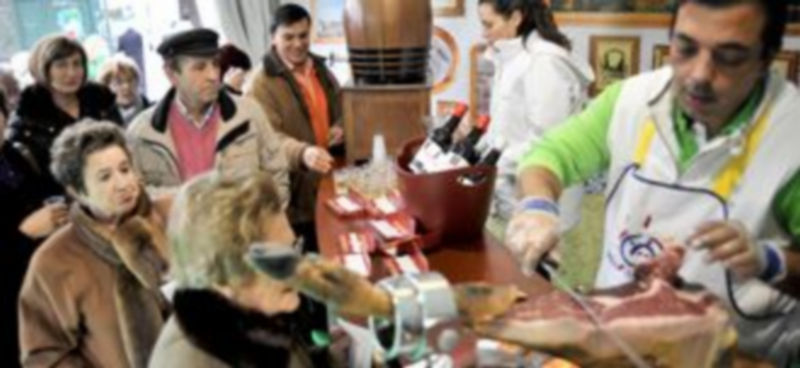 Reparto de productos típicos de Andalucía