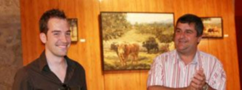 La mayor parte las obras que se exponen están realizadas en óleo sobre tabla. / Gabriel Gómez