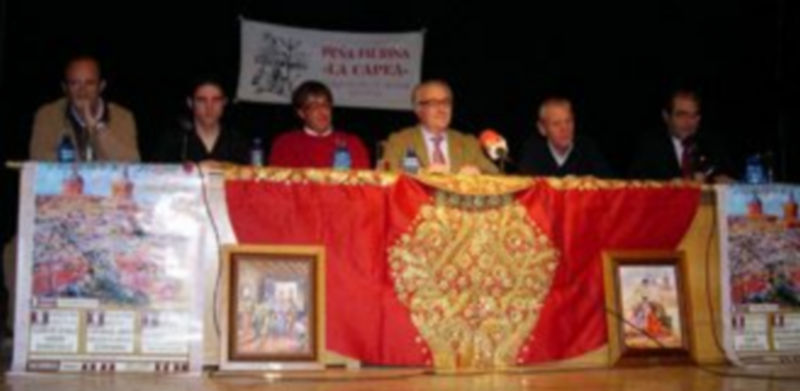 La mesa presidencial de la gala taurina de la peña "La Capea"./Eugenio Martín