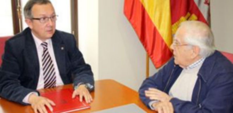 Javier López Escobar (izquierda) junto a Antonio Horcajo