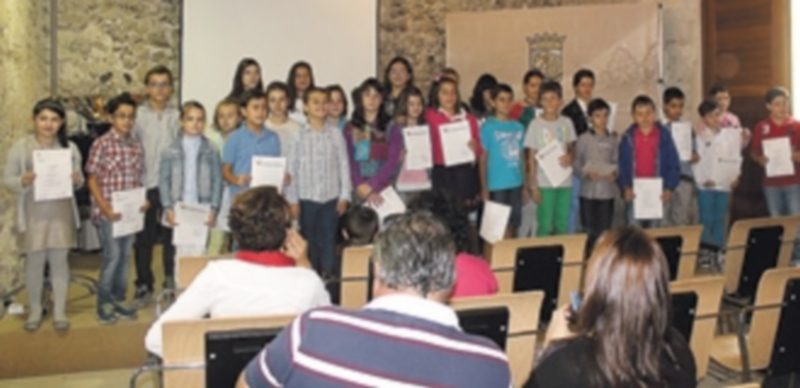 Los niños se mostraron entusiasmados con su título