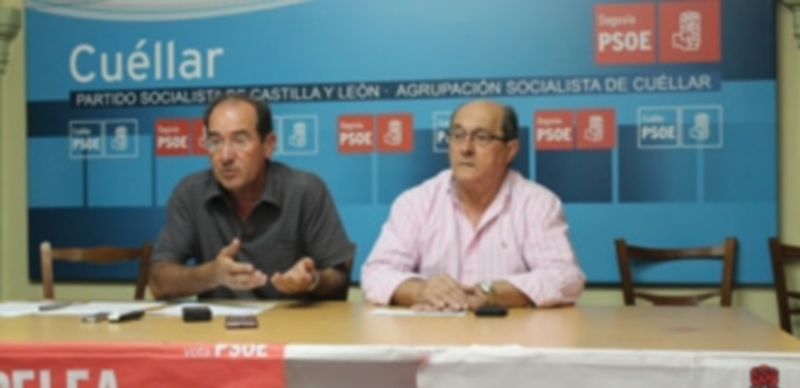 Miembros del grupo municipal del PSOE. /Chantal Núñez