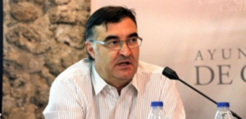 Luis Senovilla en la presentación del cartel de las ganaderías