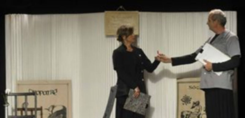 Imagen de una representación de la última edición del festival de teatro que organiza la asociación Paladio Arte. / A. Benavente