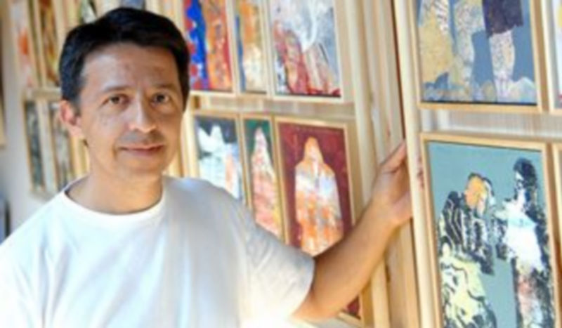 El pintor segoviano Mariano Carabias