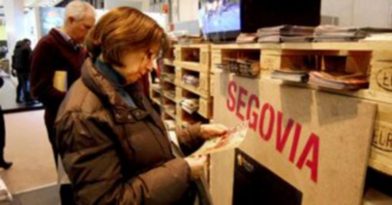 Un aspecto del espacio del Patronato de Turismo de Segovia