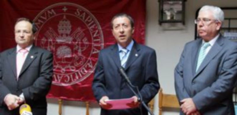 Imagen de archivo de la toma de posesión de Juan José Garcillán