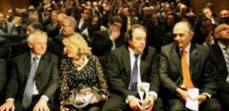 El presidente del Consejo Familiar de la empresa Tejedor-Lázaro (2 I)