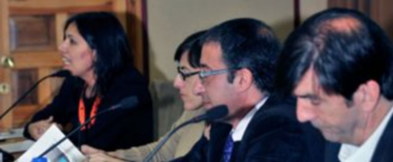 Las autoridades académicas en la inauguración de las jornadas. /Kamarero.