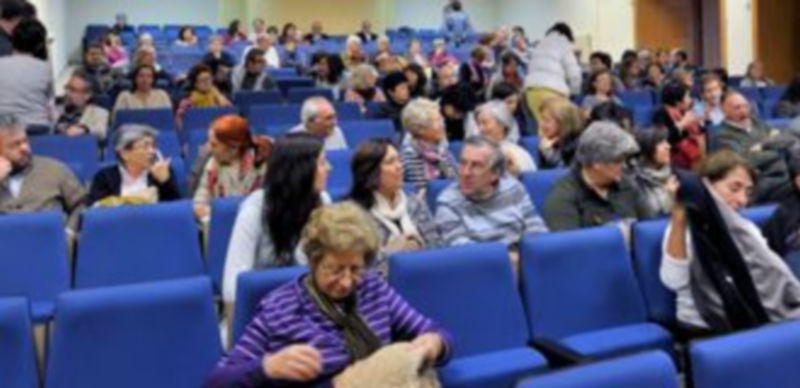Imagen del salón de actos de la Escuela de Magisterio