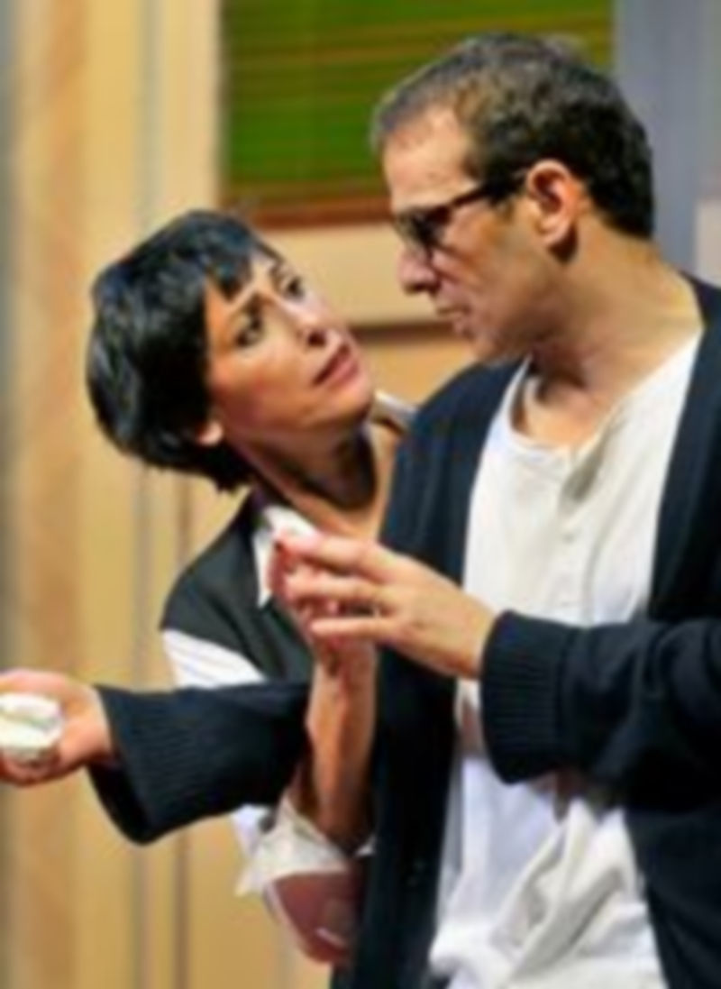 Luis Merlo y María Barranco