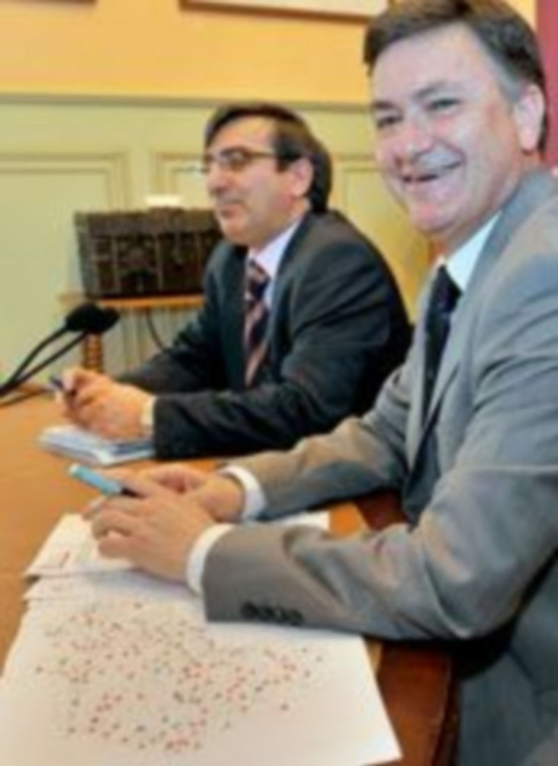 Francisco Vázquez y José Luis Sanz Merino