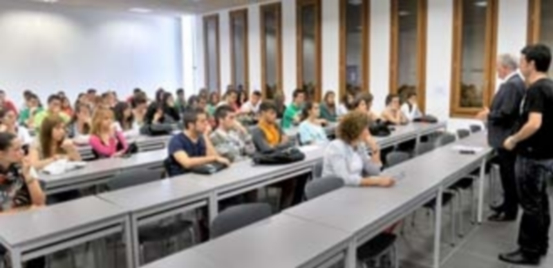 Aula del Campus María Zambrano de la Universidad de Valladolid