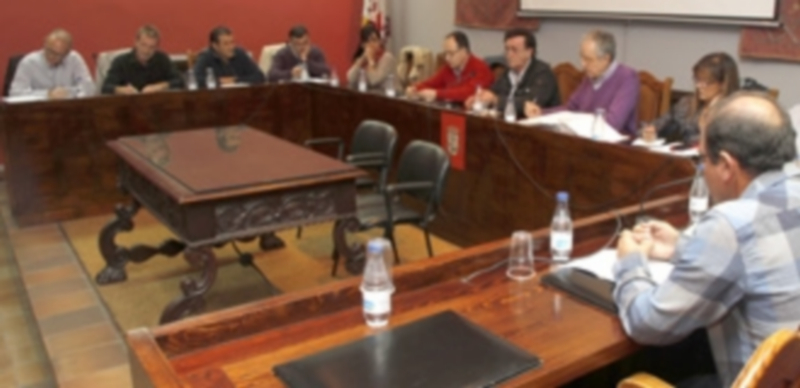 Ediles durante el desarrollo de una sesión plenaria./ Gabriel Gómez