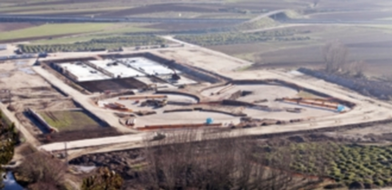 Obras de ampliación de la Estación Depuradora de Aguas Residuales de Burgos. / Patricia González