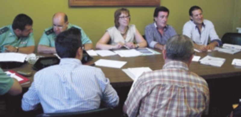 Reunión de la Junta de Seguridad para los festejos de 2014. / El Adelantado