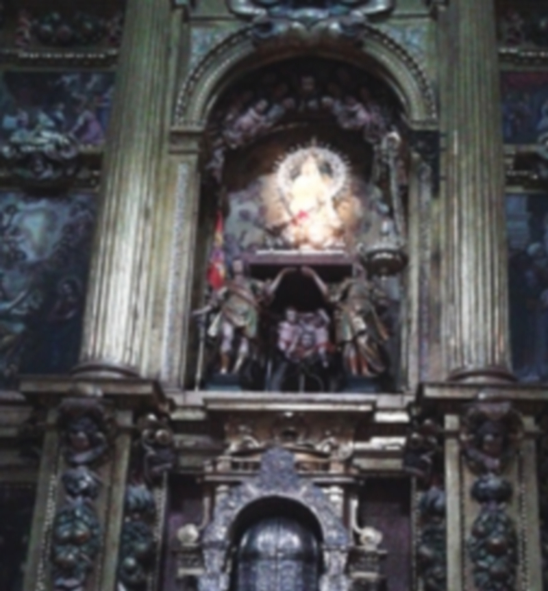 La imagen de la patrona de Segovia