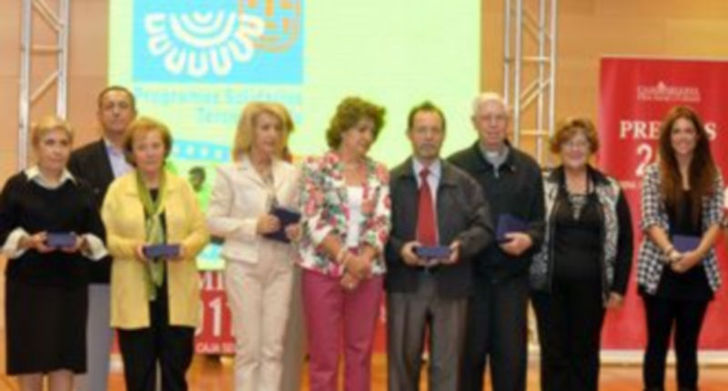 Ceremonia de entrega de los premios La Caja solidaria