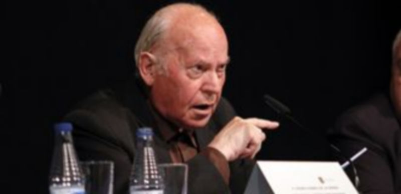 El Padre Balbino Velasco durante una reciente visita al municipio. / Gabriel Gómez