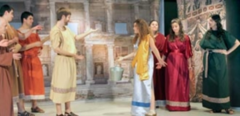 El grupo de teatro Los Mirmidones